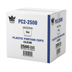 2oz Portion Cup Clear Carton