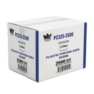 3.25oz Portion Cup Clear Carton