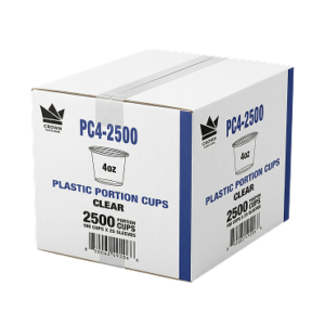 4oz portion cup CLEAR Carton