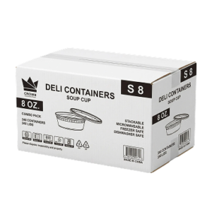 8oz Deli Container carton