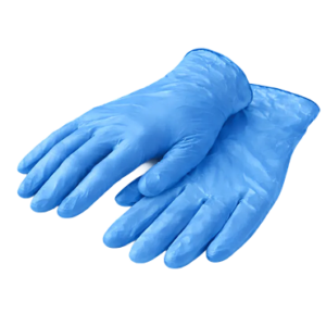 Vinyl Gloves blue main